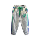 Toddler Boys Pants Boys' Spring and Autumn Clothing Knitted Sweatpants Sports