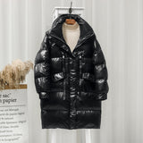 Women Winter Coats Puffer Jacket down Coat down Jacket Women's Mid-Length Winter White Duck down Thickened Coat