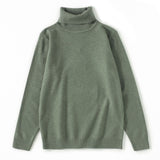 The Rock Turtleneck Fall Winter Men Sweater Anti-Pilling Soft Turtleneck Sweater