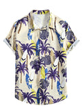 Men Hawaii Shirts Short-Sleeved Shirt Men's Shirt Men's Shirt