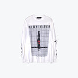 Mens Fall Outfits Autumn and Winter Portrait Printing Long-Sleeved T-shirt Men's Loose Top