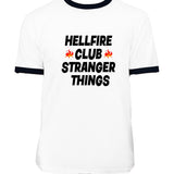 Hellfire Club Shirt Hellfire Club Letter Print T-shirt Short Sleeve