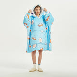 Hoodies Blankets Lazy Blanket Lambswool Thickened Home