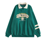 Preppy Aesthetic Sweatshirt Leisure Sports Sweater Male Loose