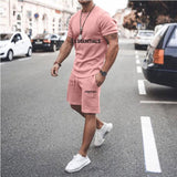 Fear of God Fog T Shirt Essentials Double Line Casual Sports Short Sleeve Shorts Suit