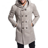 Blade Runner Jacket Men's Hooded Woolen Coat Overcoat Jacket