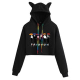 Friends Joey Hoodie Hoodie Printed Fleece Sweatshirt