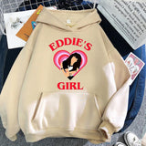Stranger Things Hoodie Stranger Things 4 Peripheral Printed Hoodie Brushed Hoody Female