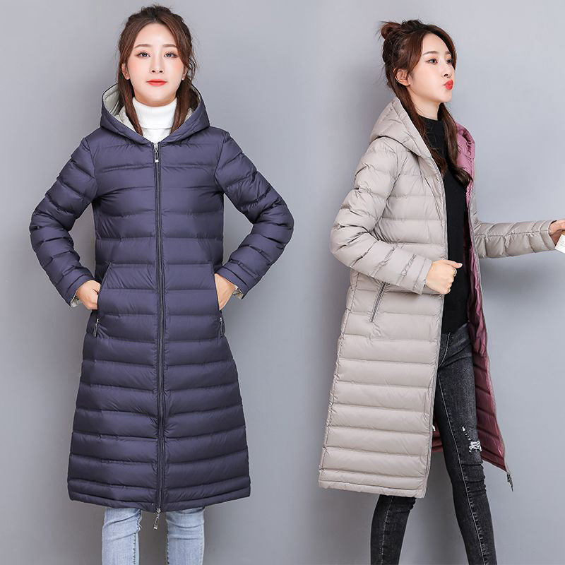 Women Winter Coats Puffer Jacket Down Coat Down Jacket Hooded Light & Fashionable White Duck Down Coat