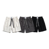 Men Shorts Summer Men's Three-Dimensional Striped Casual Shorts