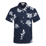 Men Beach T Shirts Summer Short Sleeve Shirt Men's Casual