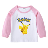 Children Pokemon Pikachu Hoodie Spring and Autumn Pikachu