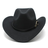 Cowboy Hats Rolled Brim Men and Women Retro