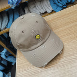 Smiley Face Cap Baseball Cap Embroidered Peaked Cap