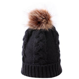Women Winter Hats Winter Women's Wool Hat Acrylic Trim Warm Knitted Hat