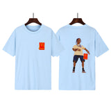 Cactus Jack McDonalds Shirt Printed Short Sleeve round Neck T-shirt