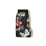 WGM Closing Spring and Autumn Stitching Graffiti Sweatpants Men's Trousers