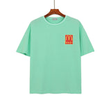 Cactus Jack McDonalds Shirt Travis Scott Cactus Jack Short Sleeve T-shirt Casual Loose Short Sleeves