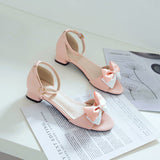 Flat Dress Sandals Summer Low Heel Buckle Hollow Sandals
