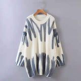 Preppy Aesthetic Sweater Pullover Women's Autumn and Winter Loose Knitwear