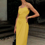 Mini Club Dresses Summer Sexy Backless Spaghetti Straps Dress