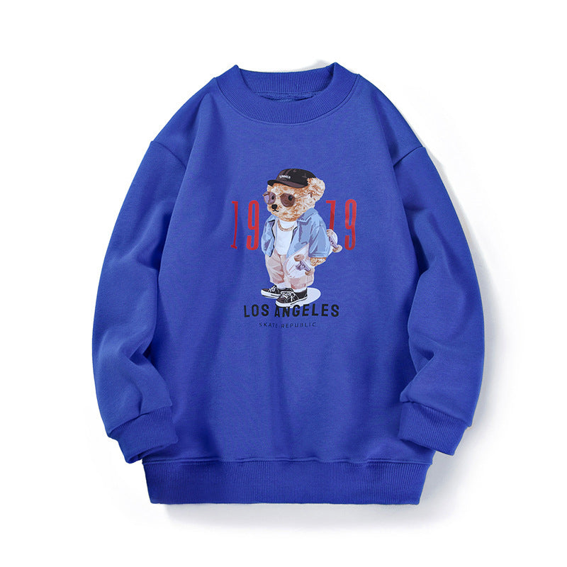 Children Boy Hoodie Autumn Winter Brushed Hoody Children