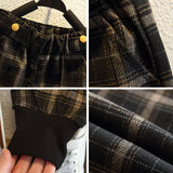 Toddler Boys Pants Boys Plaid Pants Leisure Sports