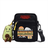 Stranger Things Hellfire Club Backpack Stranger Thing Shoulder Bag Canvas Breathable Crossbody