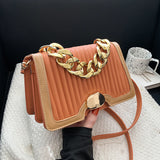 Sling Bags Chain Vertical Pattern Crossbody Fashion Fashion Women's Bag
