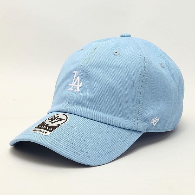 Dodgers and Yankees Baseball Cap 47brand Baseball Cap Female Summer Casual Cap Sky Blue