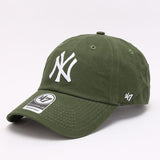 Dodgers and Yankees Baseball Cap 47brand Baseball Cap Female Dark Gray Soft Top Embroidery Hip Hop Male Hat
