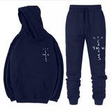 Travis Scott Astroworld Hoodie & Pant 2 Piece Set McDonald Jack Men's and Women's Hoodies Autumn Winter Sweater
