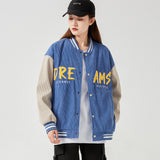 Corduroy Varsity Jacket Youth Spring and Autumn Student Jacket Couple Wear Corduroy Men's Baseball Uniforms Coat