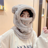 Women Winter Hats Plush Hat Autumn Winter Windproof Hat