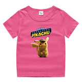 Children Pokemon Pikachu T Shirt Cotton T-shirt Casual Sports