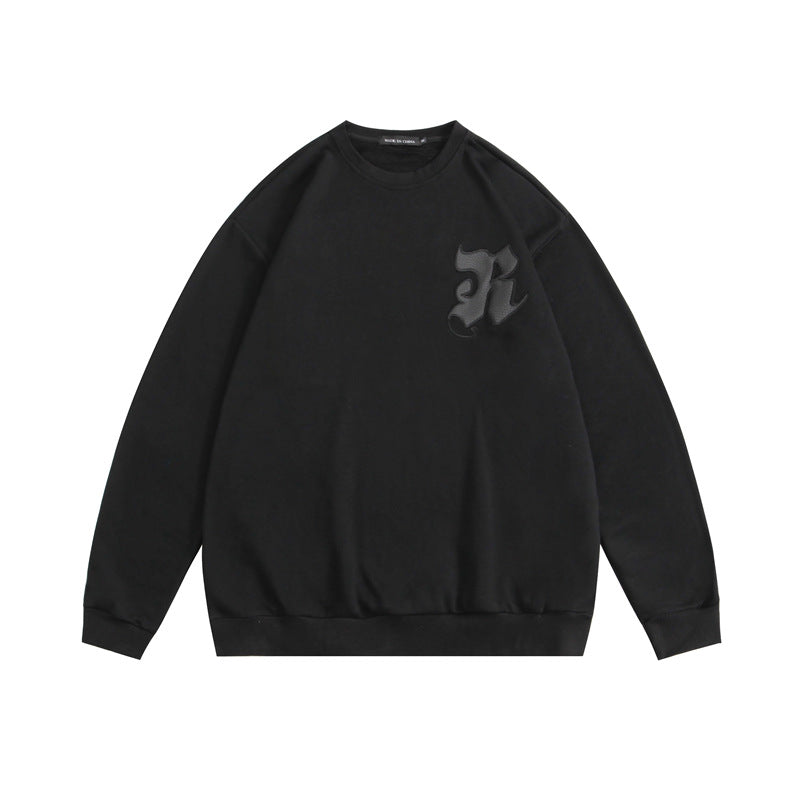 Preppy Aesthetic Sweatshirt Heyhenry Autumn New Sweater Men's and Women's round Neck Letter Pattern Casual Trend Pullover Coat Couple T-shirt