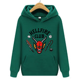 Stranger Things Hellfire Club Hoodie Hoodie Loose Sweater
