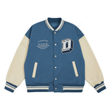 Varsity Jacket Vintage Autumn and Winter Baseball Uniform College Style Towel Embroidery Letter Jacket Coat Men's Clothing