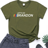 Let's Go Brandon T Shirt Women's Top Short Sleeve T-shirt Women
