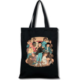 Stranger Things Hellfire Club Handbag Anime Print Tote Bag Fashion Shopping Bag Portable Women's Shoulder Bag