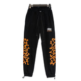 Amiri Jeans Printed Straight Sweatpants Men and Women Ankle Banded Pants