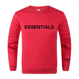 Fear Of God Fog Sweatshirt Essentials Double Line Letter Crew Neck Long Sleeve Sweater Men Loose Trendy