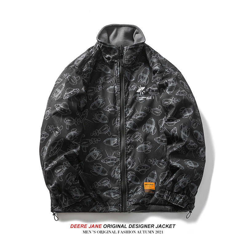 Men Jacket Fall Winter Men Loose Jacket