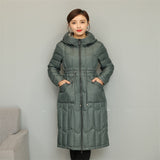 Women Winter Coats Puffer Jacket Down Coat Down Jacket Female Drawstring Waist Tight Lightweight Adhesive Both Sides Wear Jacket