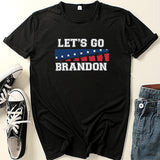 Let'S Go Brandon T Shirt Summer Printed Short Sleeve T-Shirt