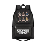Stranger Things Backpack Large Capacity Fashion Canvas Backpack Student Schoolbag