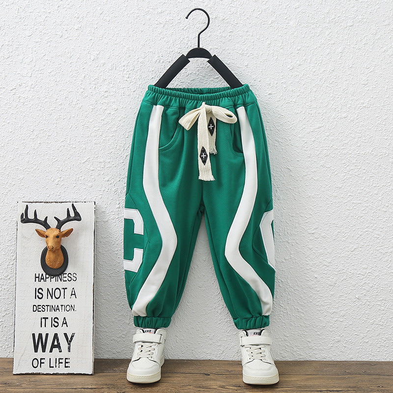 Toddler Boys Pants Crawler Boys' Sweatpants Spring and Autumn Casual