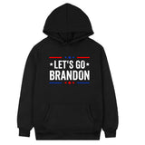 Let'S Go Brandon Hoodie Winter English Letter Printing Fashion Hooded Sweatshirt
