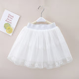 Children Girl Skirts Summer Lace Skirt