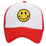 Smiley Face Cap Sponge Smiley Face Simple Casquette